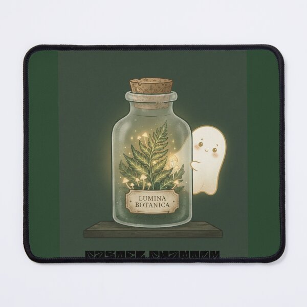 Item preview, Passed Phantom Cute Ghost Terrarium Magic Bottle Art designed and sold by NikBrin Prevail .