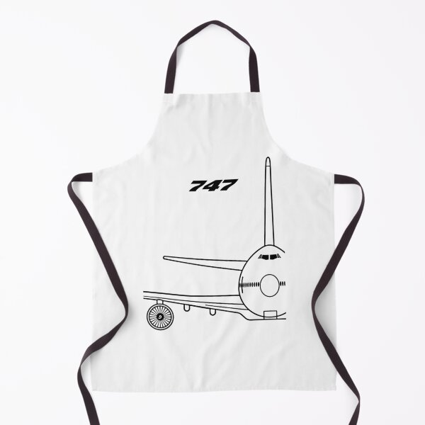 Item preview, 747 Jetliner Front View Typography Art (Black Edition) designed and sold by Magazine Combate.