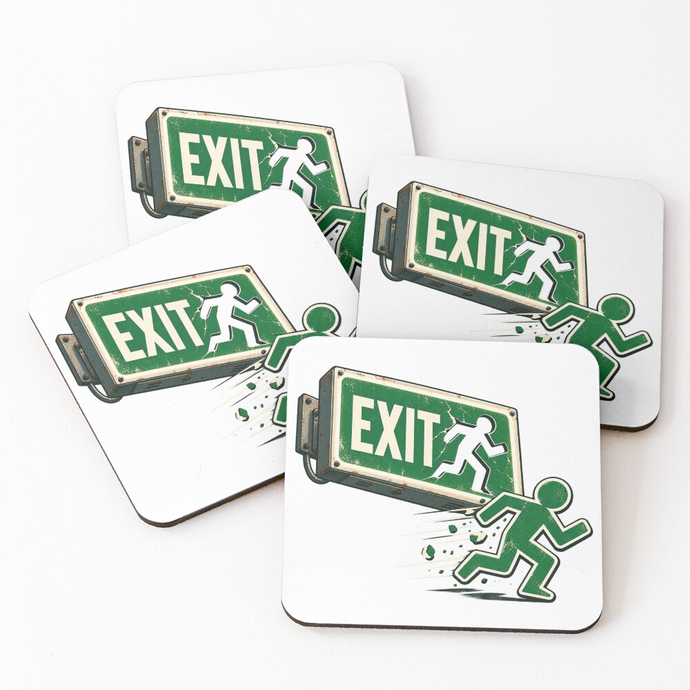 Item preview, Coasters (Set of 4) designed and sold by AbstractAnom.