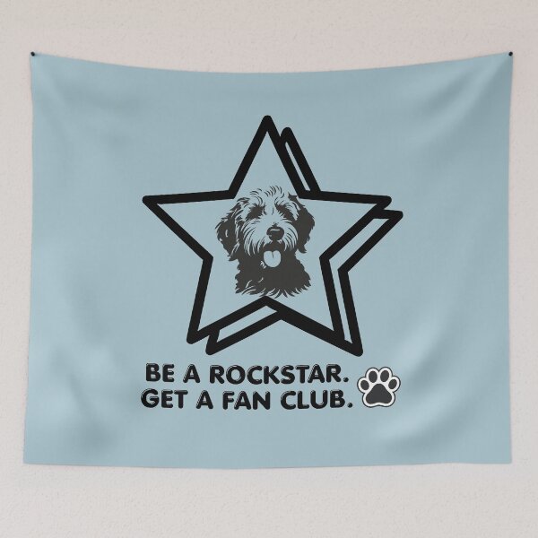 Item preview, Be a Rockstar - Dog lover humor designed and sold by 247DesignStudio.