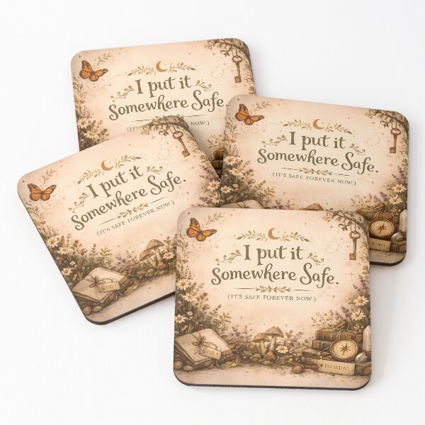 Item preview, I Put It Somewhere Safe — Funny Relatable Quote Art designed and sold by TheWildLanding.