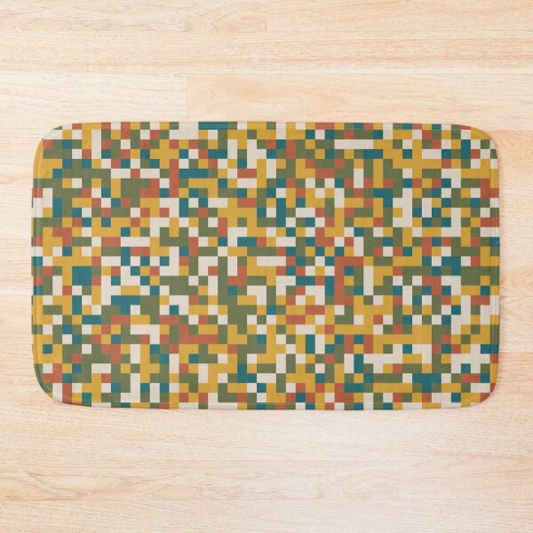 Item preview, Botanical Earthy Modern Boho Pixel Pattern designed and sold by SweetLog.