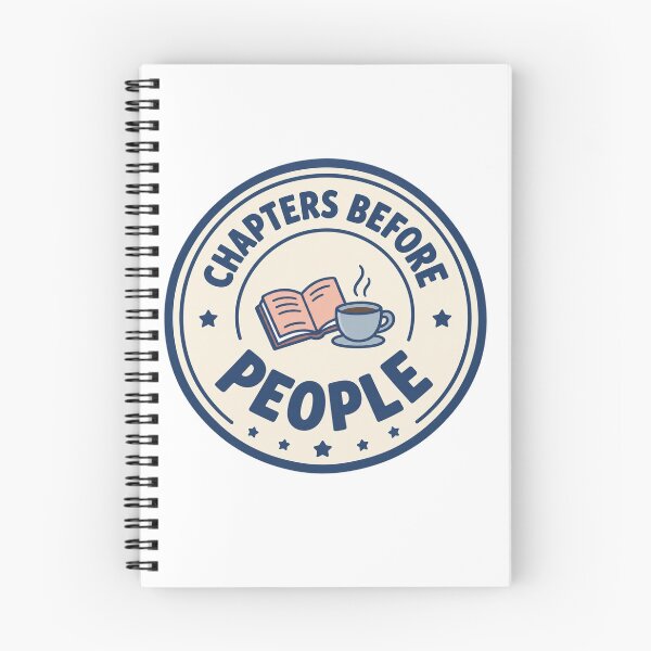 Item preview, Chapters Before People — Book & Coffee Lover Badge Design designed and sold by wingoo22.
