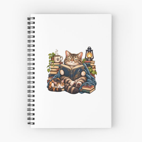 Item preview, Cat Reading a Book designed and sold by MDShop011A.