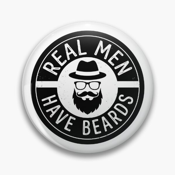 Item preview, Real Men Have Beards - Beard Enthusiast Logo designed and sold by ThreadRiotTees.