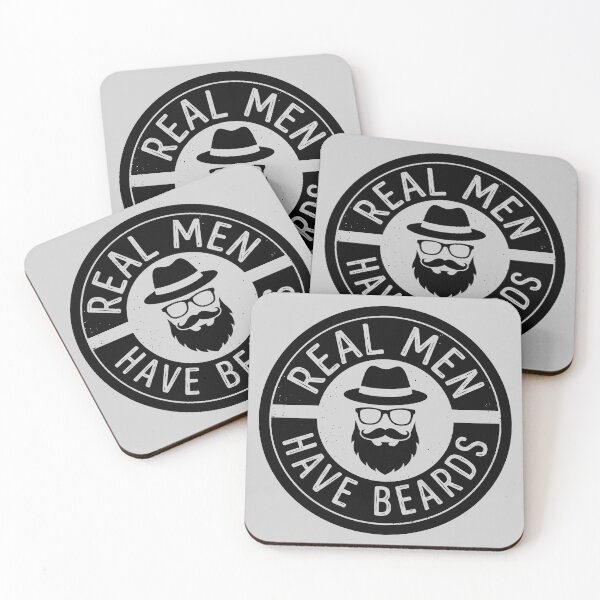 Item preview, Real Men Have Beards - Beard Enthusiast Logo designed and sold by ThreadRiotTees.