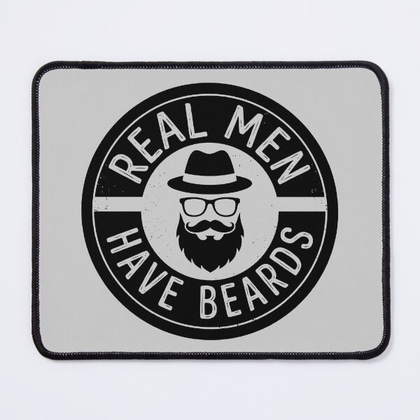 Item preview, Real Men Have Beards - Beard Enthusiast Logo designed and sold by ThreadRiotTees.