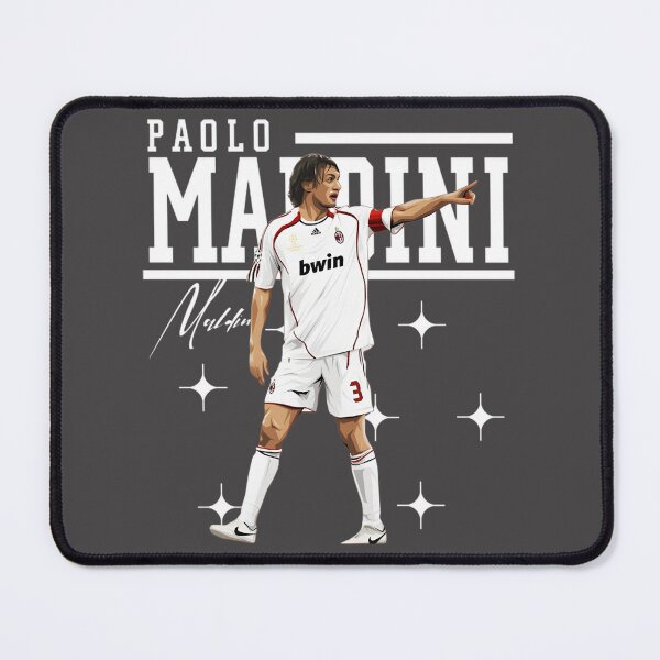 Item preview, Paolo Maldini Legendary Italian Defender Tribute Art - Il Capitano Number 3 Retro Football Design | ⭐⭐⭐⭐⭐ designed and sold by EduardCh.