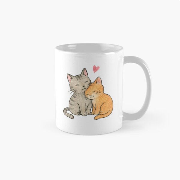 Item preview, Two Cats Cuddling Under a Heart designed and sold by Medya-Tivation.