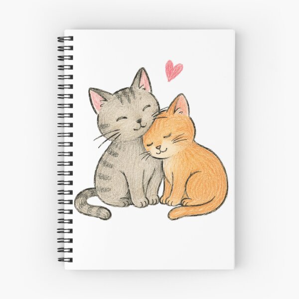 Item preview, Two Cats Cuddling Under a Heart designed and sold by Medya-Tivation.