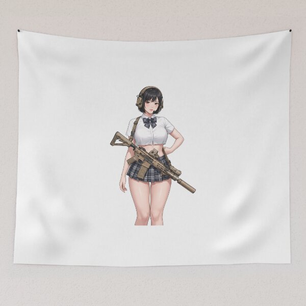 Item preview, Tactical School Girl - Anime Special Ops designed and sold by RAWLIFEGRAPHIC.