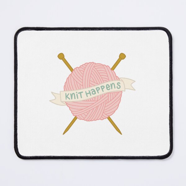 Item preview, Knit Happens - pink designed and sold by OHBOY! Handmade.