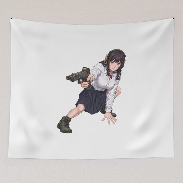 Item preview, Tactical School Girl - Anime Special Ops designed and sold by RAWLIFEGRAPHIC.