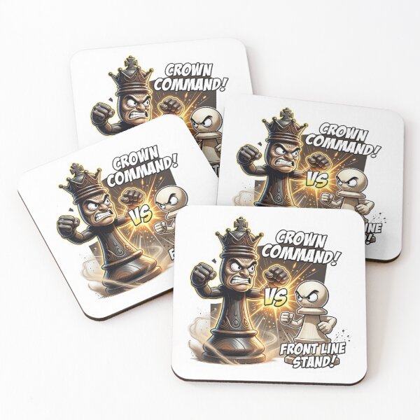 Item preview, Chess King Versus Pawn Piece Strategy Sticker designed and sold by Imaginarium of Chaos falcon88 .