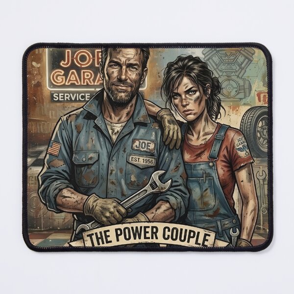 Item preview, Vintage Garage - The Power Couple designed and sold by MagicalRealArt.