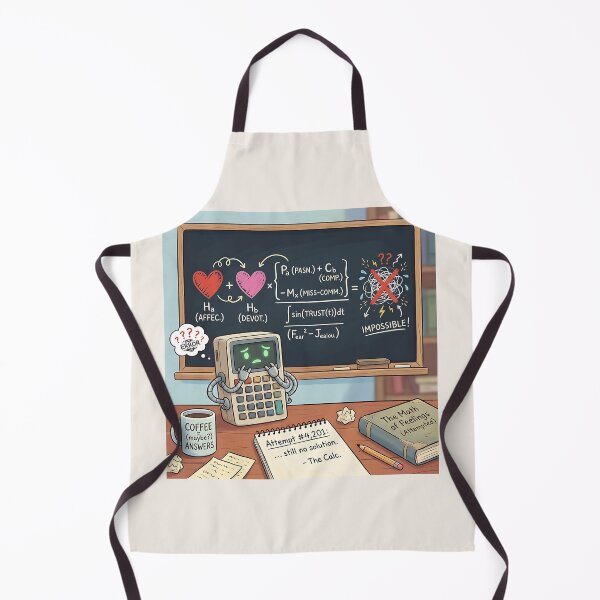Item preview, Math of Feelings Calculator Error Nerd Humor designed and sold by Michaelragheb.