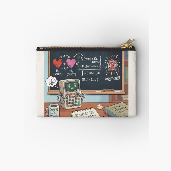 Item preview, Math of Feelings Calculator Error Nerd Humor designed and sold by Michaelragheb.