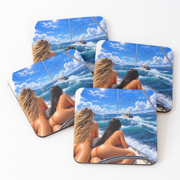 Item preview, Boat Life Girls Summer Ocean Yacht Bikini Vacation  designed and sold by LC&LCPlatform.
