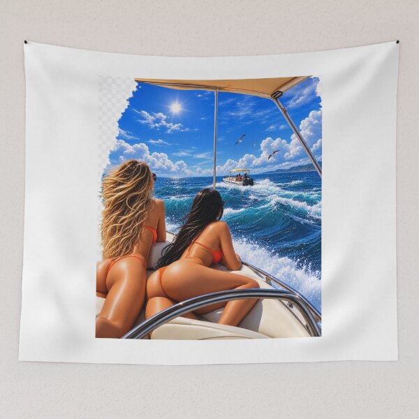 Item preview, Boat Life Girls Summer Ocean Yacht Bikini Vacation  designed and sold by LC&LCPlatform.