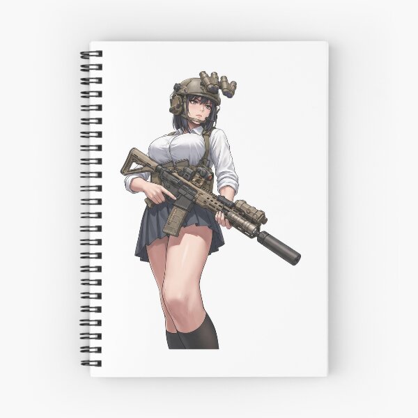 Item preview, Tactical School Girl - Anime Special Ops designed and sold by RAWLIFEGRAPHIC.