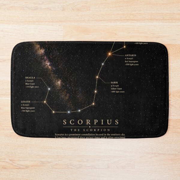 Item preview, Scorpius Constellation Star Map designed and sold by Qenlo.