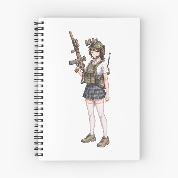 Item preview, Tactical School Girl - Anime Special Ops designed and sold by RAWLIFEGRAPHIC.