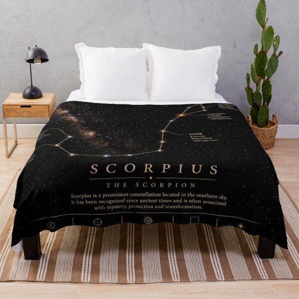 Item preview, Scorpius Constellation Star Map designed and sold by Qenlo.