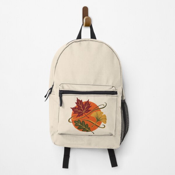 Item preview, Autumn Drift – Vintage Falling Leaves Screenprint designed and sold by astersgraphics.