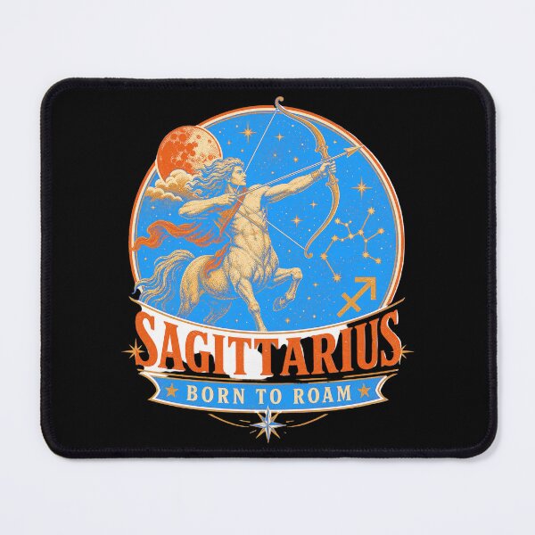 Item preview, Sagittarius Centaur Vintage Zodiac — Dark Edition designed and sold by TheOddPrints.