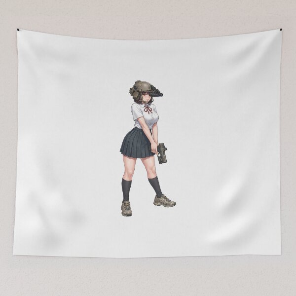 Item preview, Tactical School Girl - Anime Special Ops designed and sold by RAWLIFEGRAPHIC.