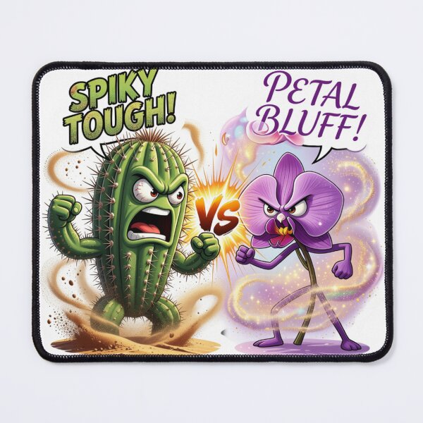 Item preview, Spiky Cactus Versus Purple Orchid designed and sold by Imaginarium of Chaos falcon88 .
