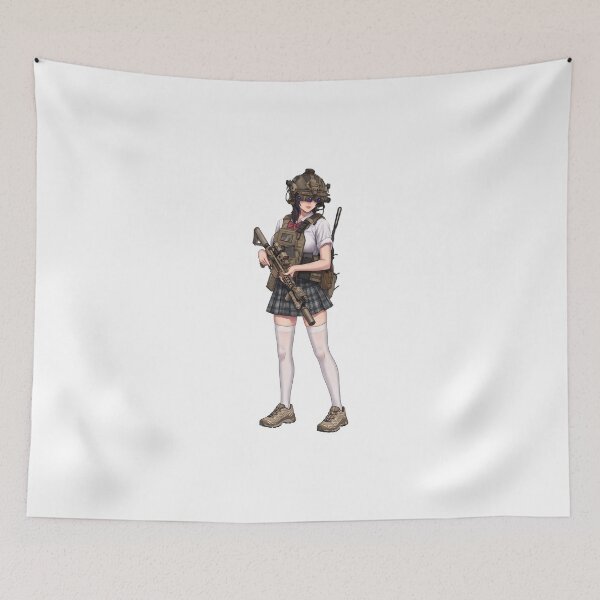 Item preview, Tactical School Girl - Anime Special Ops designed and sold by RAWLIFEGRAPHIC.