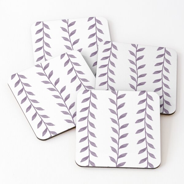 Item preview, Leaf Lineage - Lavender Gray designed and sold by Fabricatemyart.
