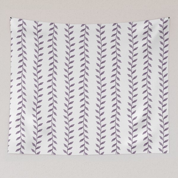 Item preview, Leaf Lineage - Lavender Gray designed and sold by Fabricatemyart.