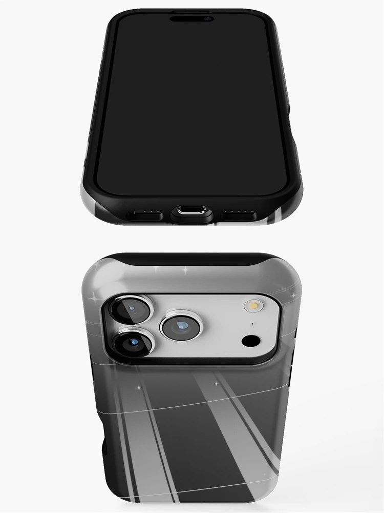 Thumbnail 3 of 4, iPhone Case, Colorless: Rays designed and sold by DaBlanketMan.