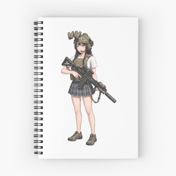 Item preview, Tactical School Girl - Anime Special Ops designed and sold by RAWLIFEGRAPHIC.