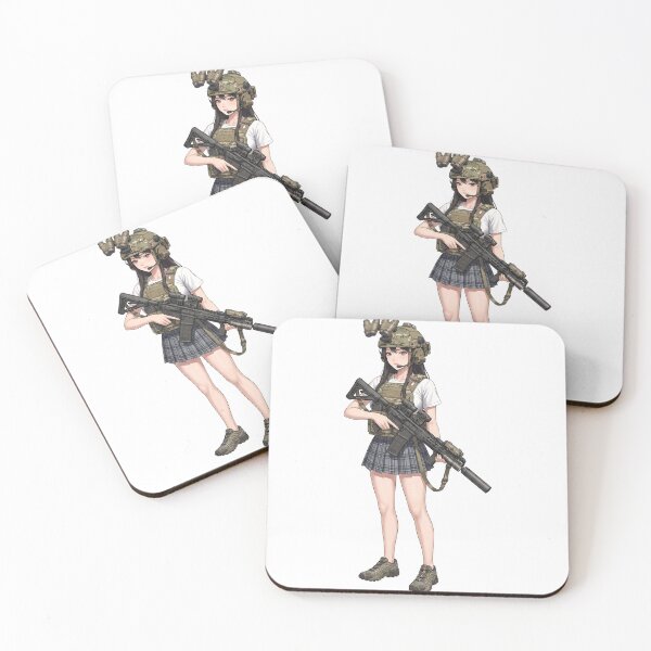 Item preview, Tactical School Girl - Anime Special Ops designed and sold by RAWLIFEGRAPHIC.