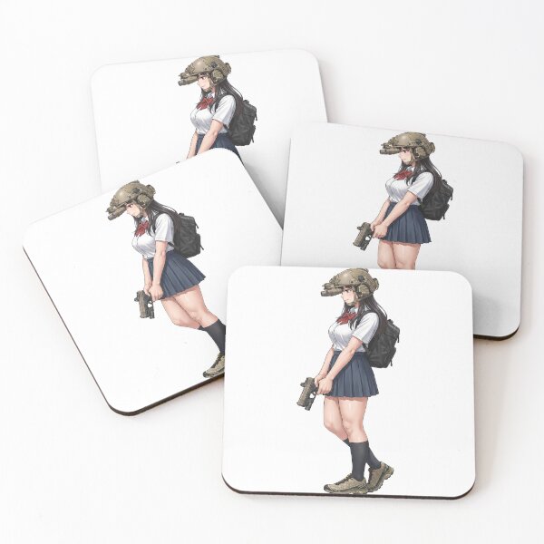 Item preview, Tactical School Girl - Anime Special Ops designed and sold by RAWLIFEGRAPHIC.