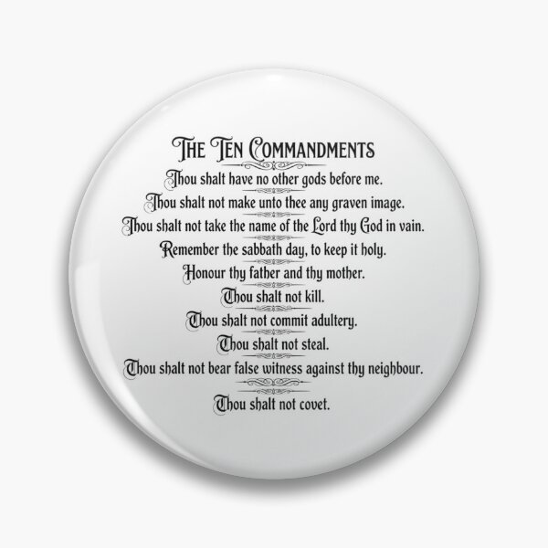 Item preview, The Ten Commandments in Victorian Script designed and sold by Wanda Case.