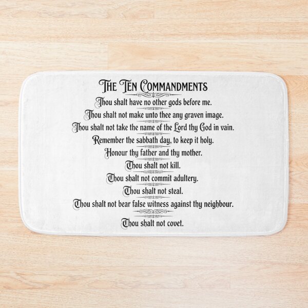 Item preview, The Ten Commandments in Victorian Script designed and sold by Wanda Case.