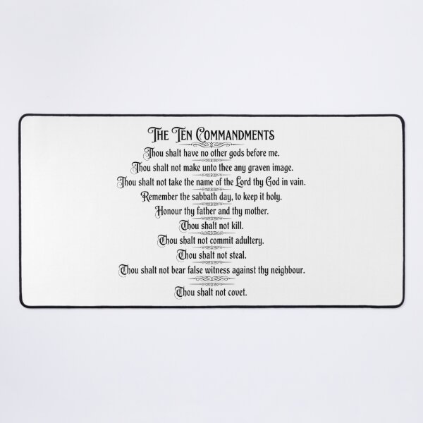 Item preview, The Ten Commandments in Victorian Script designed and sold by Wanda Case.