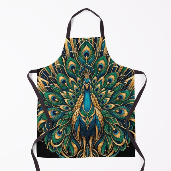 Item preview, Organic Deco Peacock designed and sold by AbstractAnom.