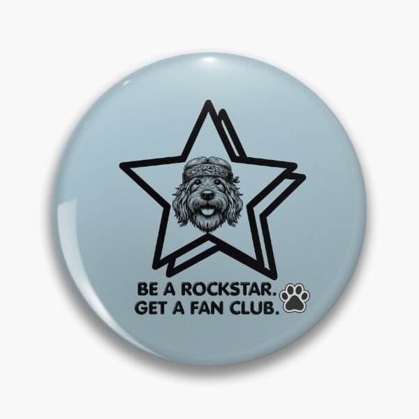 Item preview, Be a Rockstar - Boho/Dog lover humor designed and sold by 247DesignStudio.