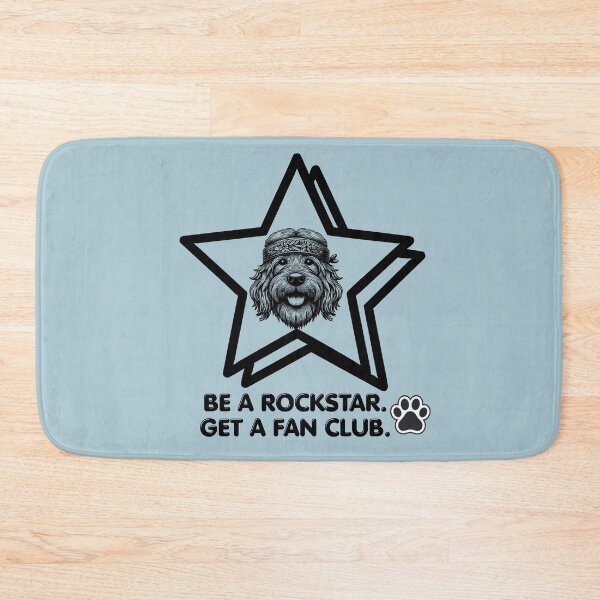Item preview, Be a Rockstar - Boho/Dog lover humor designed and sold by 247DesignStudio.