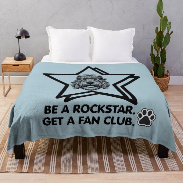 Item preview, Be a Rockstar - Boho/Dog lover humor designed and sold by 247DesignStudio.