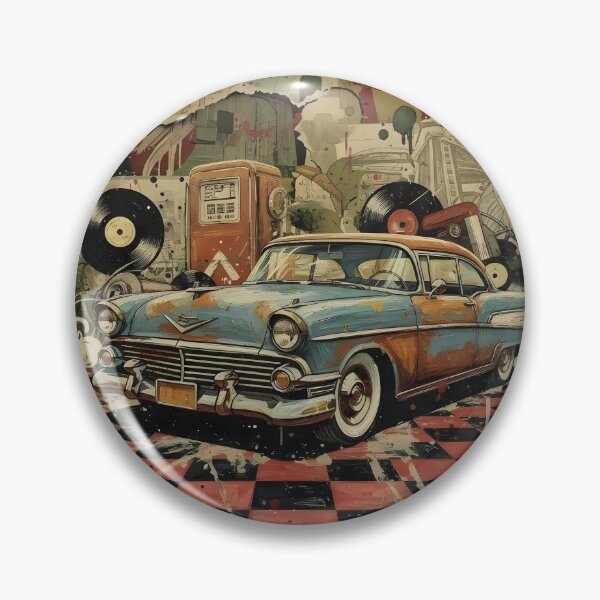 Item preview, Vintage Garage - Classic Car 1 designed and sold by MagicalRealArt.