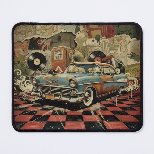 Item preview, Vintage Garage - Classic Car 1 designed and sold by MagicalRealArt.