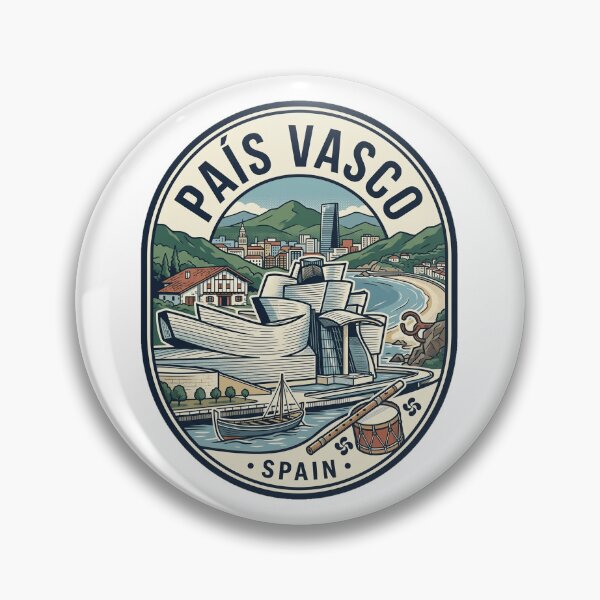 Item preview, Vintage Pais Vasco Basque Country Travel Badge designed and sold by k3rstman1.