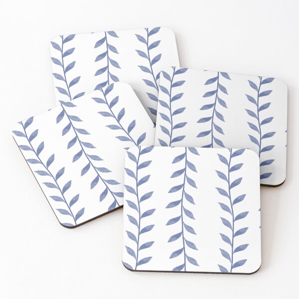 Item preview, Leaf Lineage - Dusty Periwinkle designed and sold by Fabricatemyart.