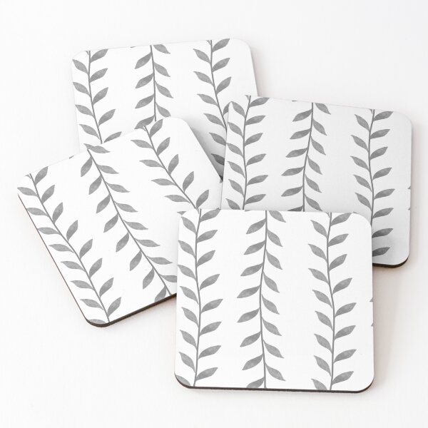 Item preview, Leaf Lineage - Black & White designed and sold by Fabricatemyart.
